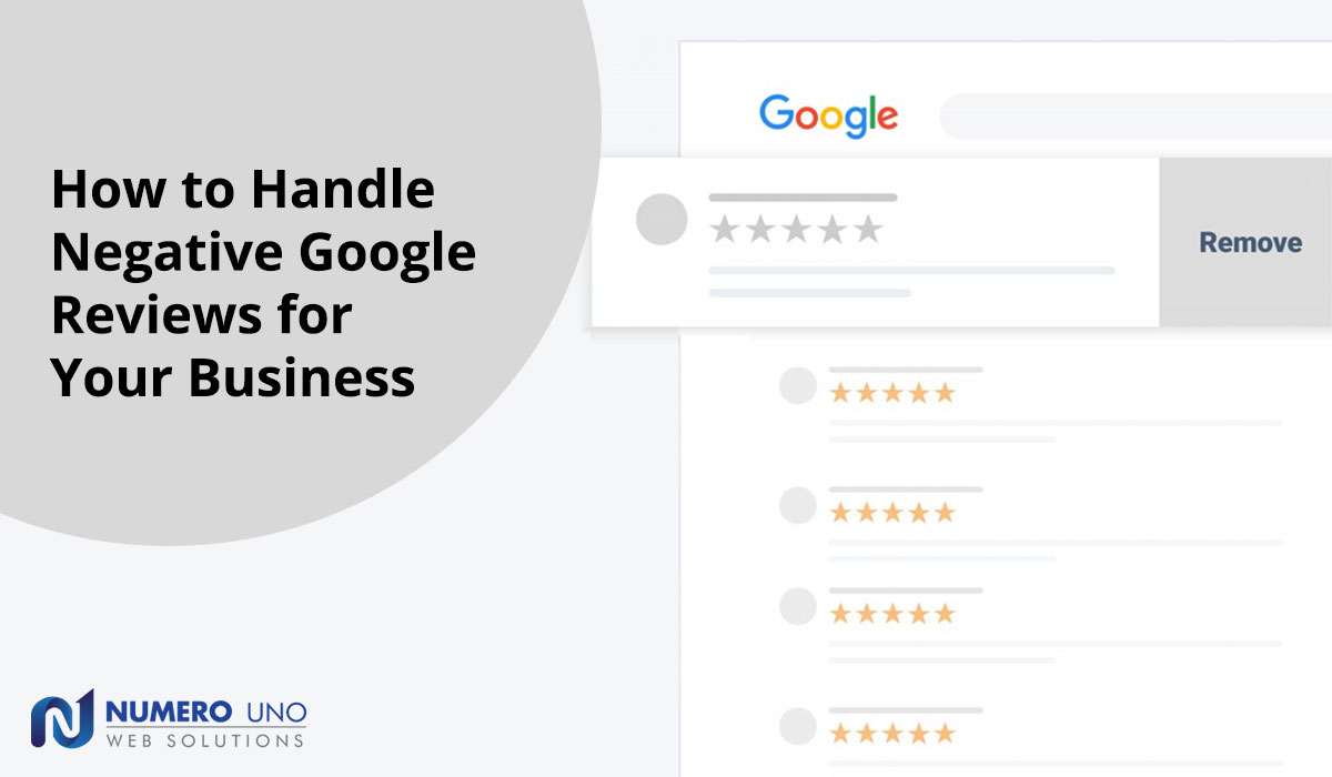 How To Handle negative google reviews
