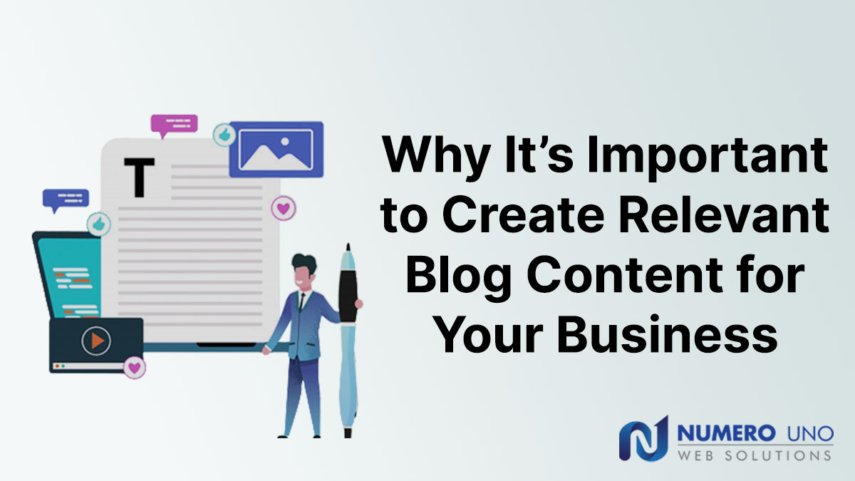 Create Relevant blog content