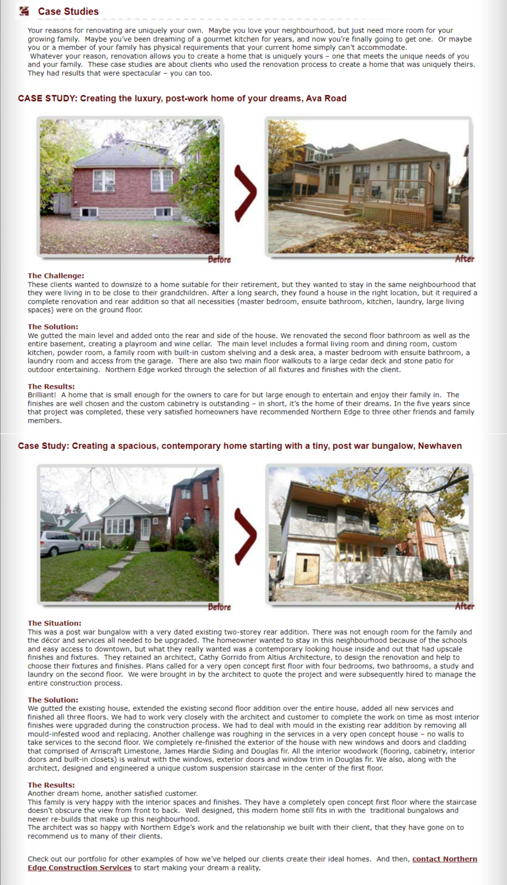 Case Study Page