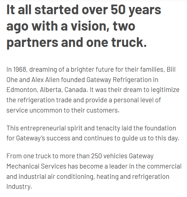 business history